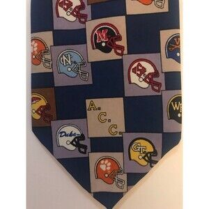 Vintage ACC Tie by American Classic * Atlantic Coast Teams 57"L x 3.75"W